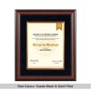 Grande Mahogany Certificate University Diploma Frame