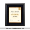 Rounded Black Degree & Diploma Frame