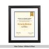 Rounded Black Degree & Diploma Frame